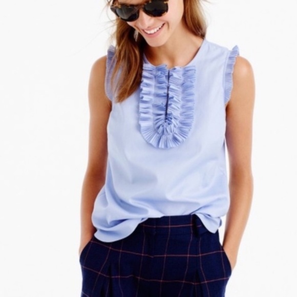 J. Crew Tops - J. Crew | Margot Top in Airy Cotton Pique Size 4